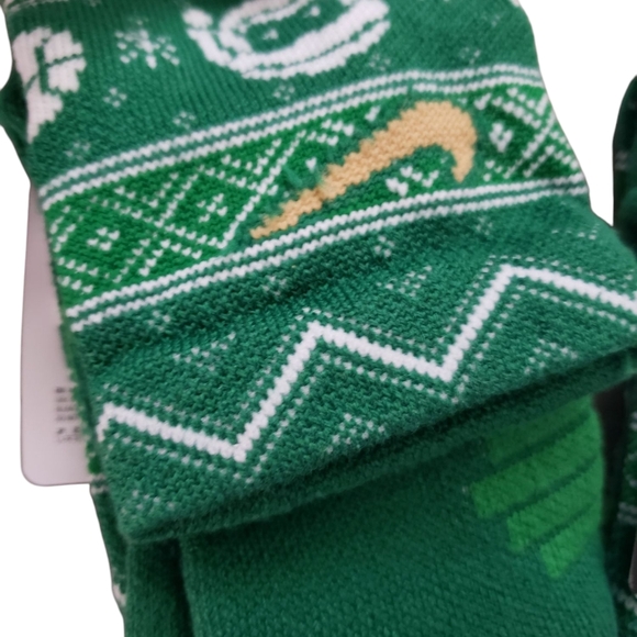 Nike Santa Green Basketball Socks 12-15 - Picture 3 of 3